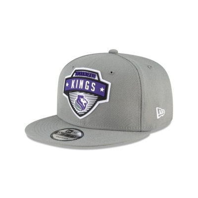 Grey Sacramento Kings Hat - New Era NBA Tip Off Edition 9FIFTY Snapback Caps USA9347162